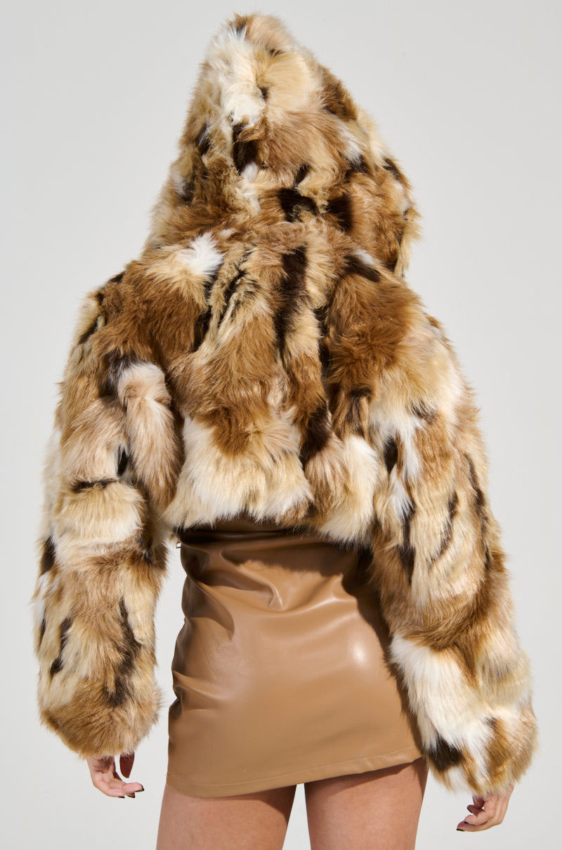 FENNEC FAUX FUR BOMBER