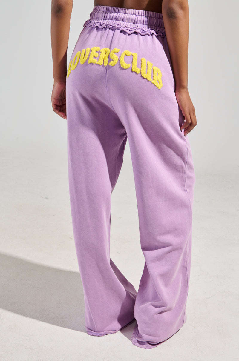 LOVERS CLUB WIDE LEG JOGGER