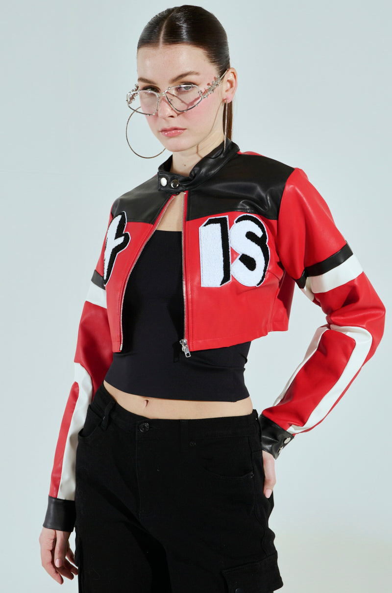 ACE CROPPED GRAPHIC MOTO