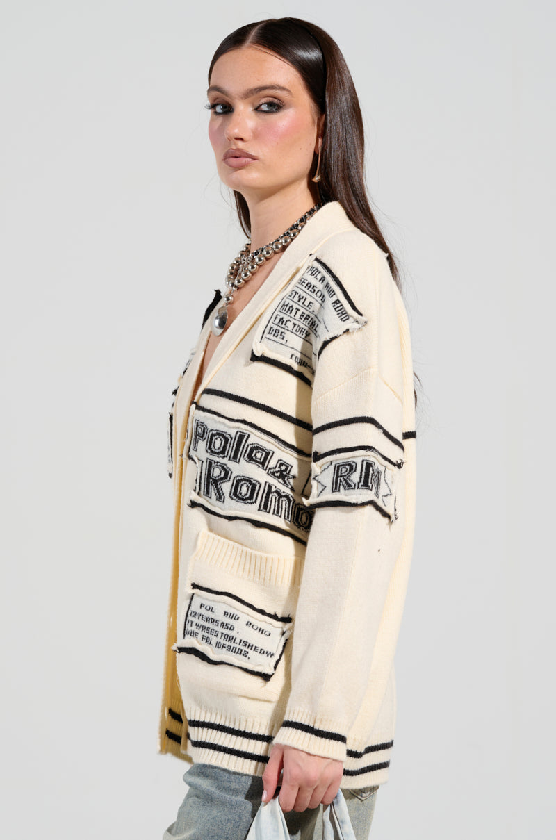 ROCK WITH ME CARDIGAN