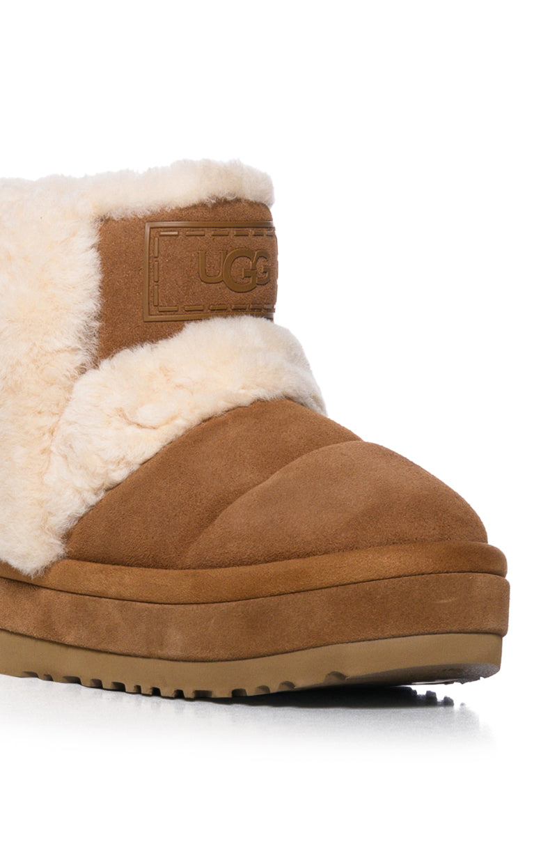 UGG CLASSIC CLOUDPEAK BOOTIE IN CHESTNUT