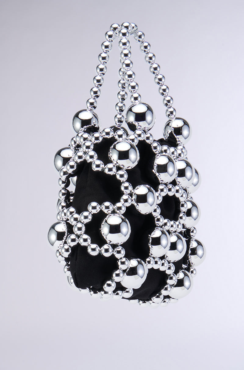 KEEP ME CLOSE CHROME PURSE