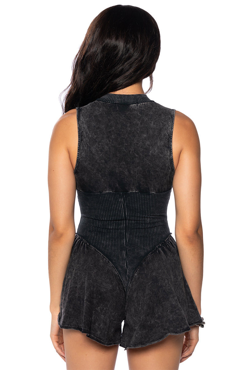 MOVE LIKE THAT MINERAL WASH ROMPER