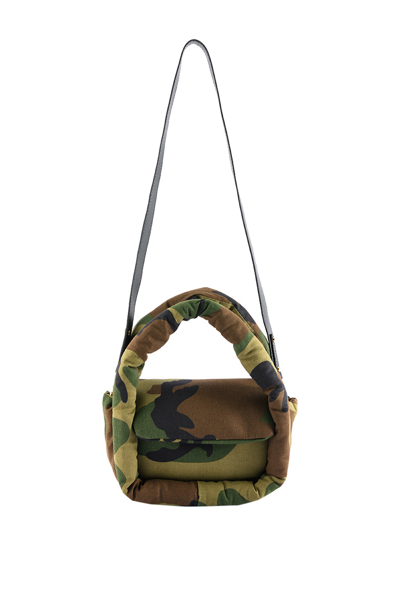 CAMO PUFFER BAG