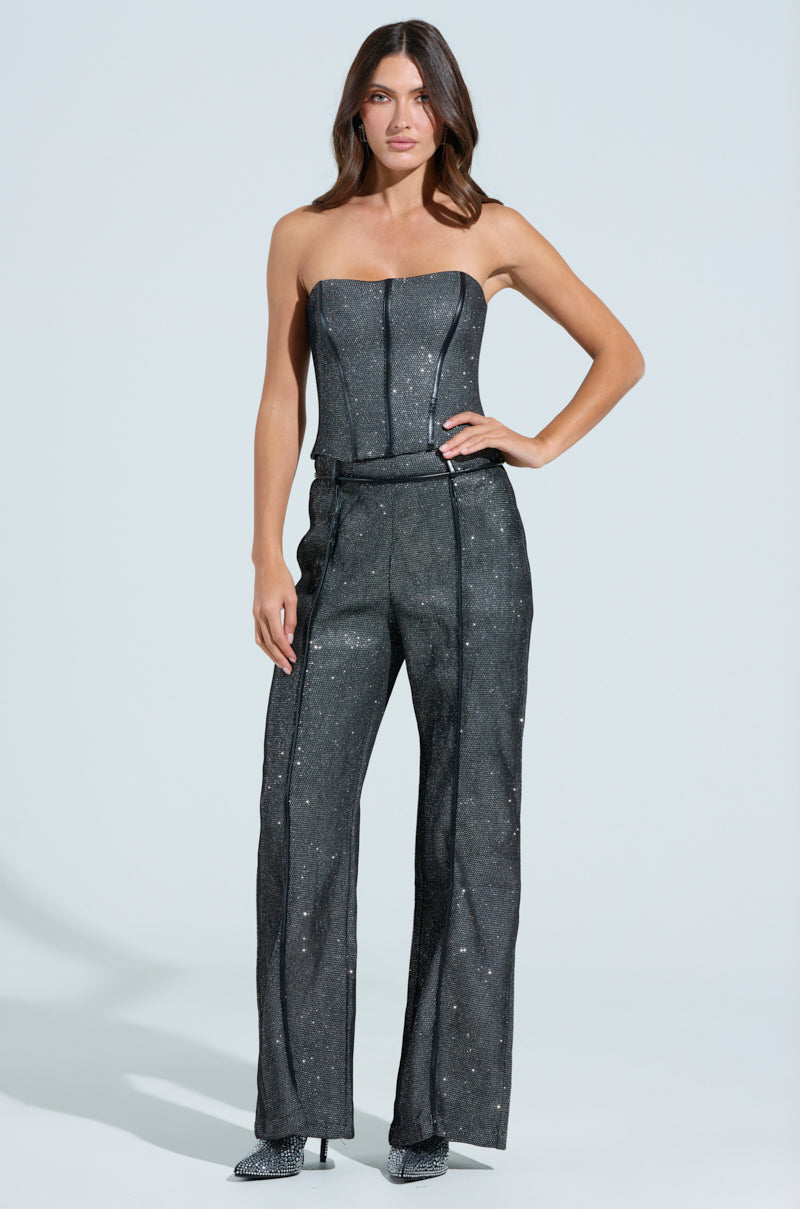 ALIA SPARKLE MESH PANT