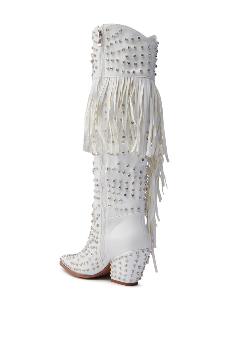 AZALEA WANG BENNETT WHITE BOOT