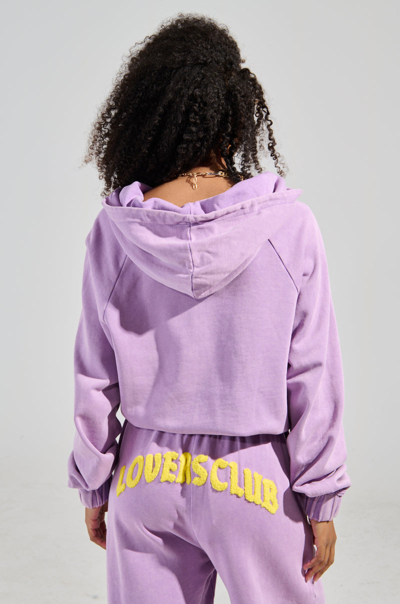 LOVERS CLUB ZIP UP HOODIE