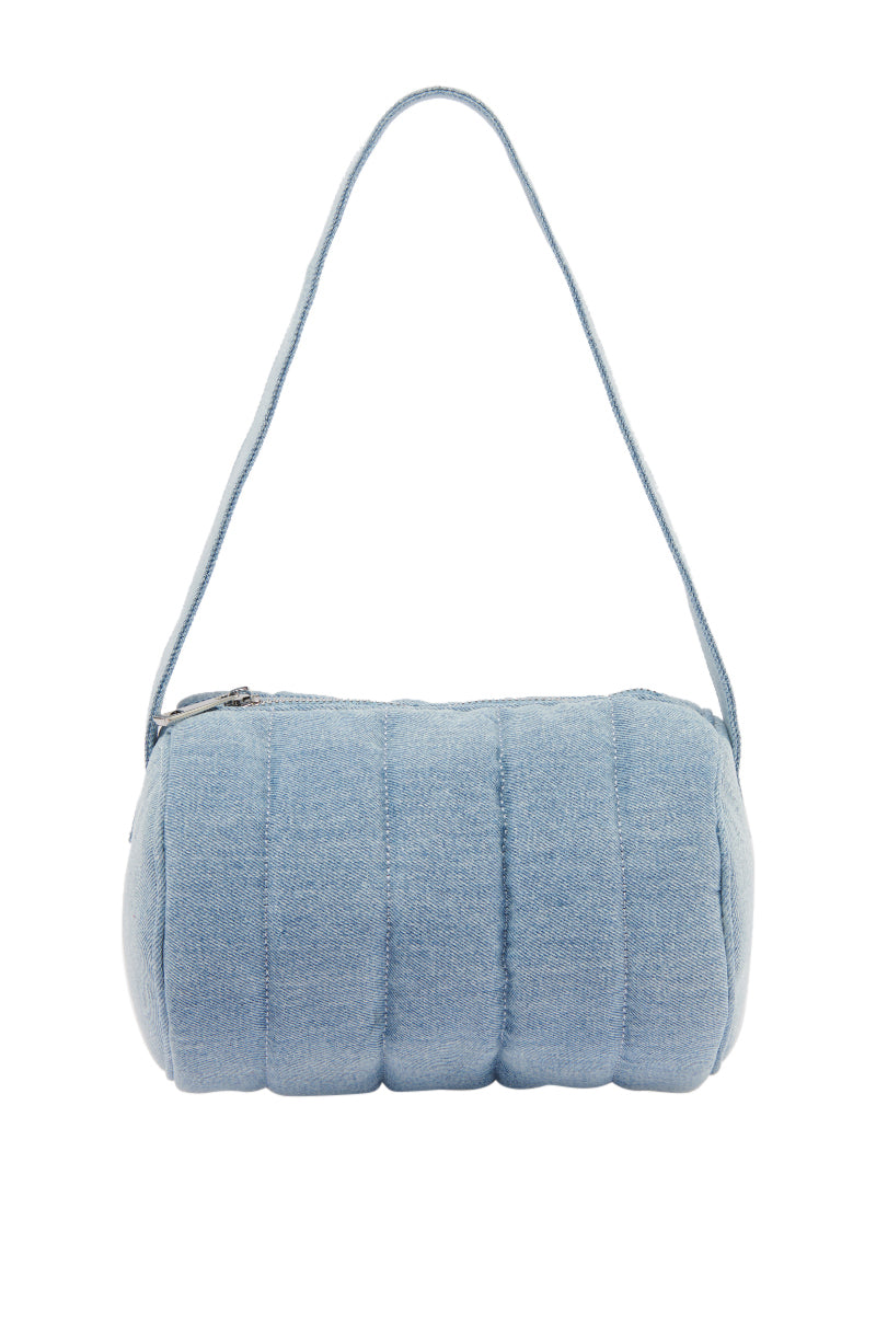 BRENTWOOD DENIM SHOULDER BAG
