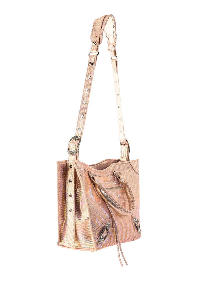 JINNX PU TOTE IN PINK