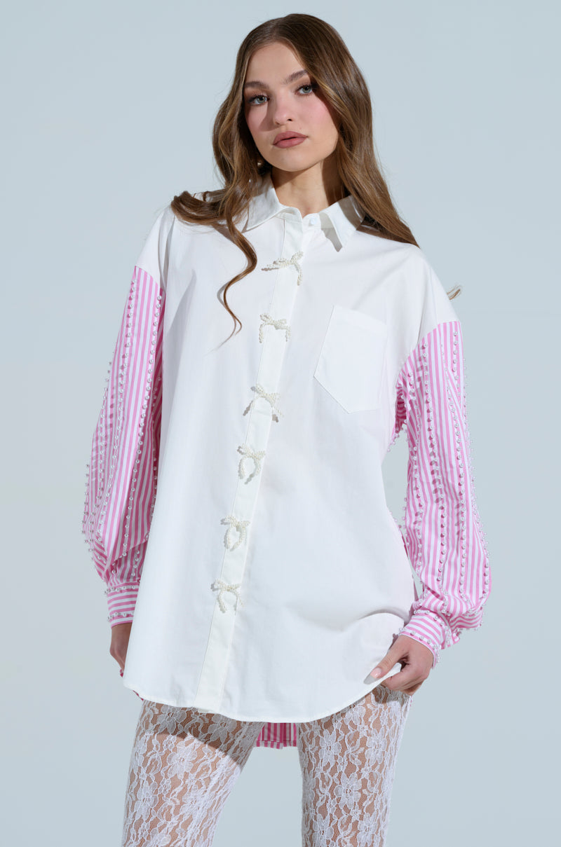 LANA BUTTON DOWN BLOUSE