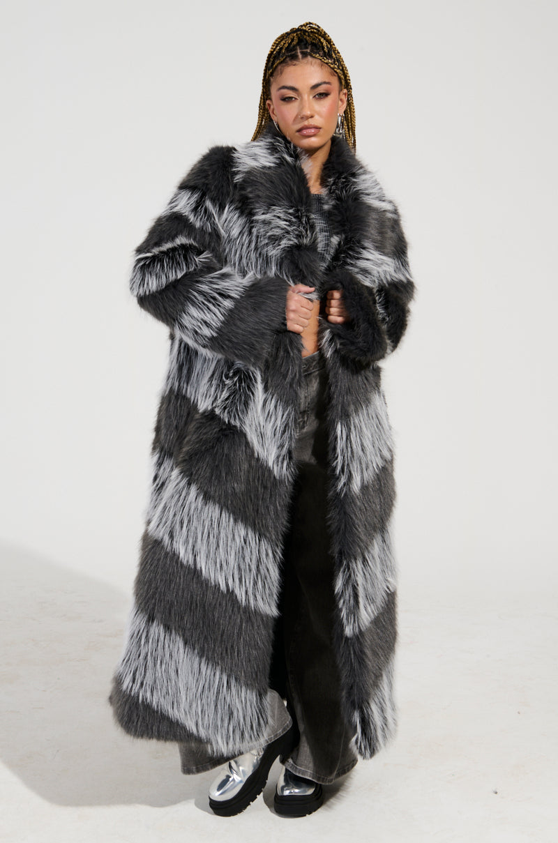 ANNI MAXI FAUX FUR JACKET