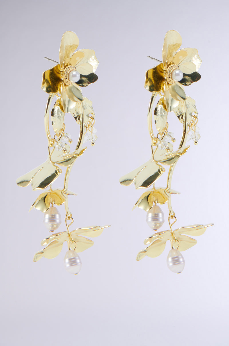 BLOOM WITH ME DANGLE EARRING