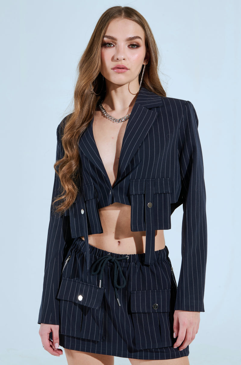 BELLA CARGO CROP BLAZER