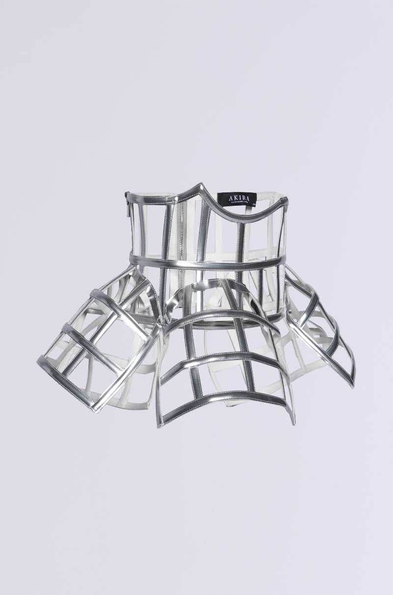 ULTIMATE TEASE METALLIC CAGE BELT