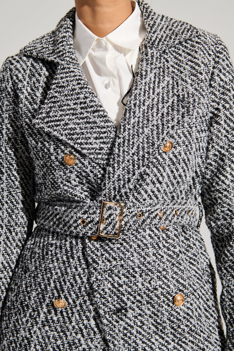 ALTURA TWEED TRENCH