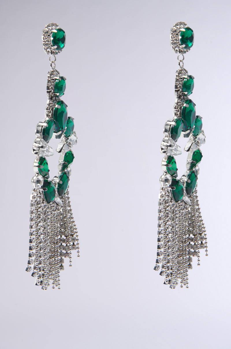 EMERALD DREAMS STATEMENT EARRING