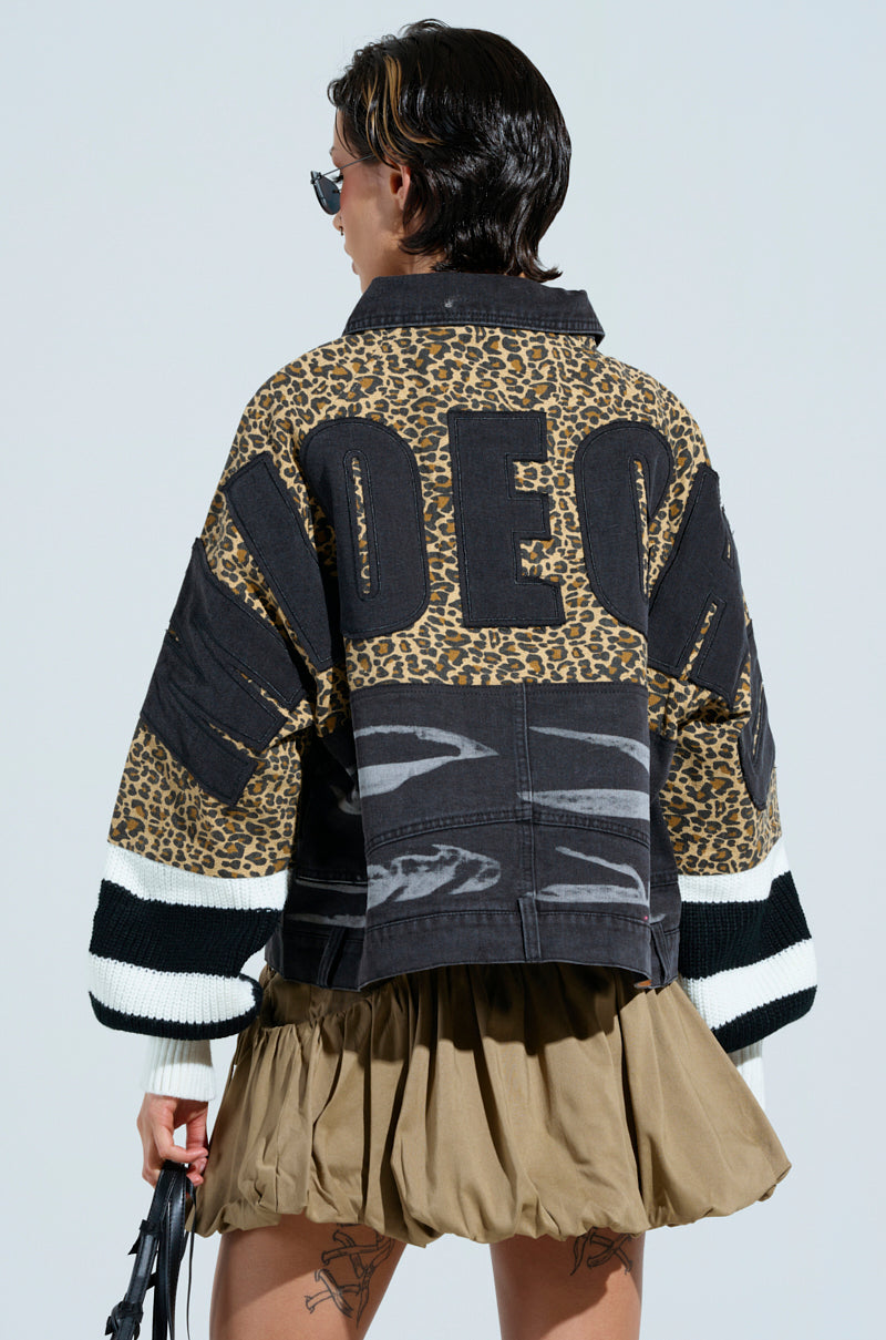 FIERCE CHEETAH BOMBER JACKET