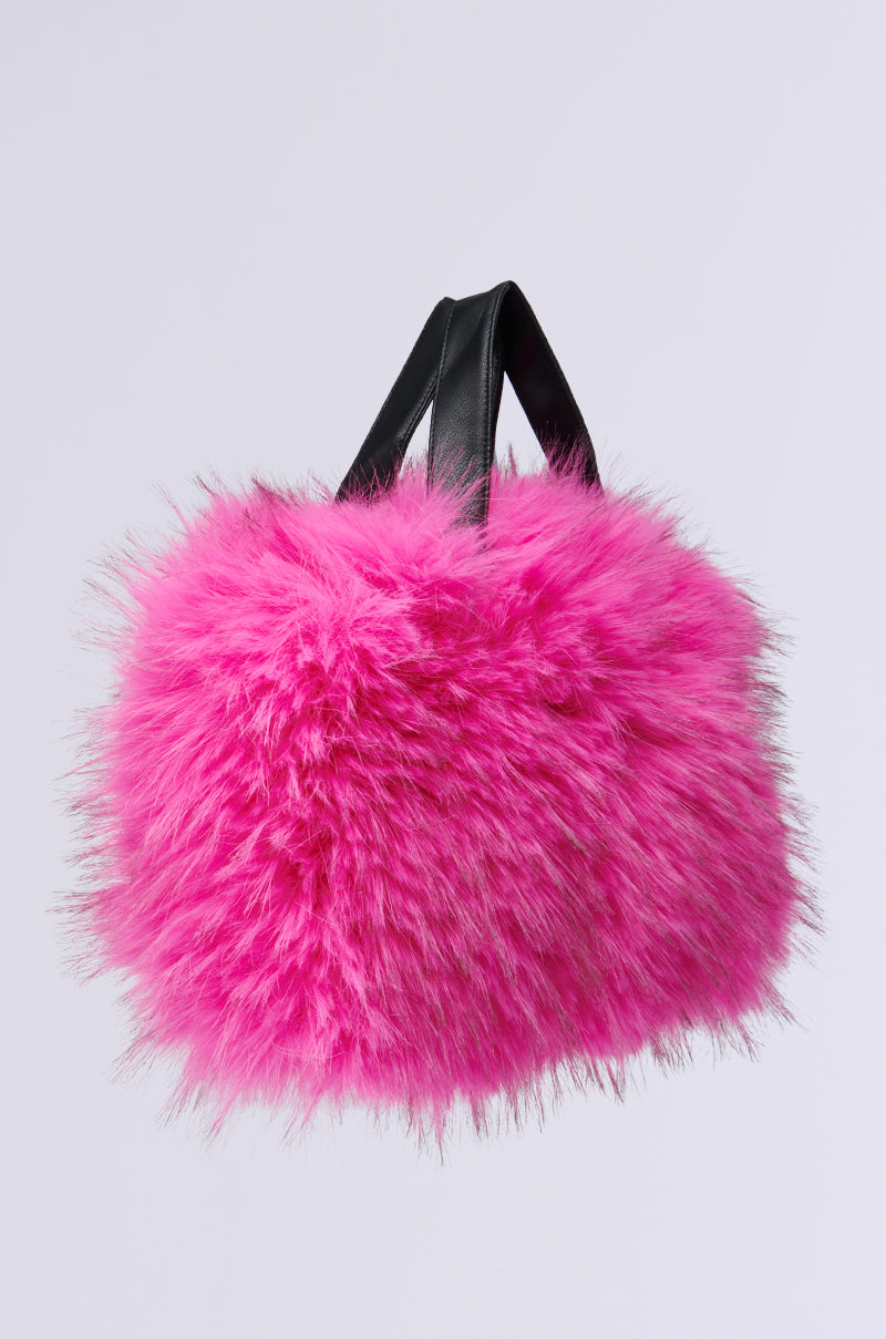 SABRINA FAUX FUR BAG