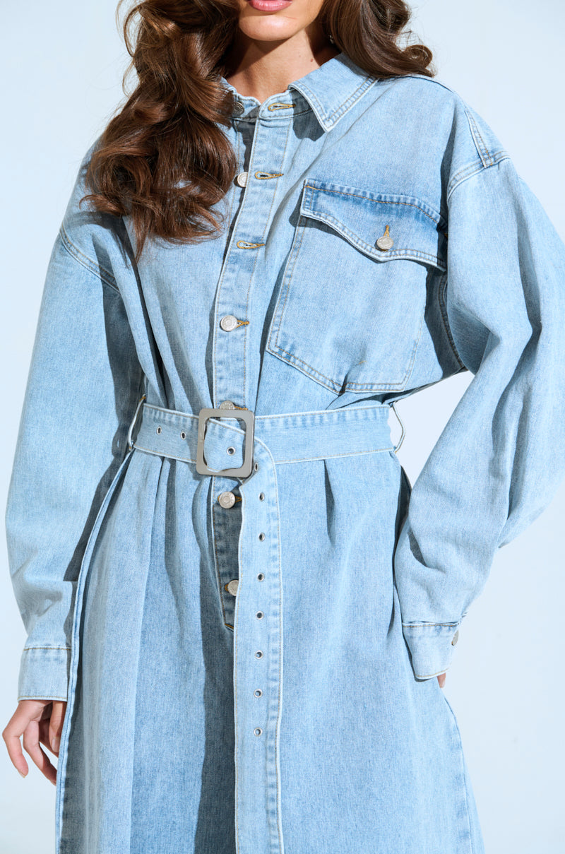 NOT TODAY EXTREME OVERSIZED DENIM JUMPSUIT