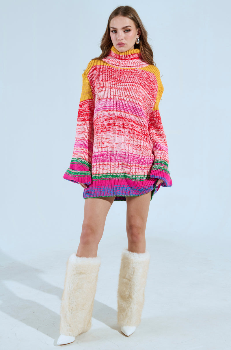 NO EFFORT NEEDED KNIT MINI DRESS