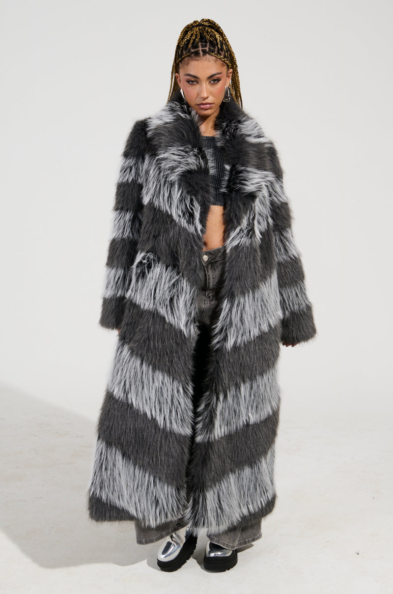 ANNI MAXI FAUX FUR JACKET