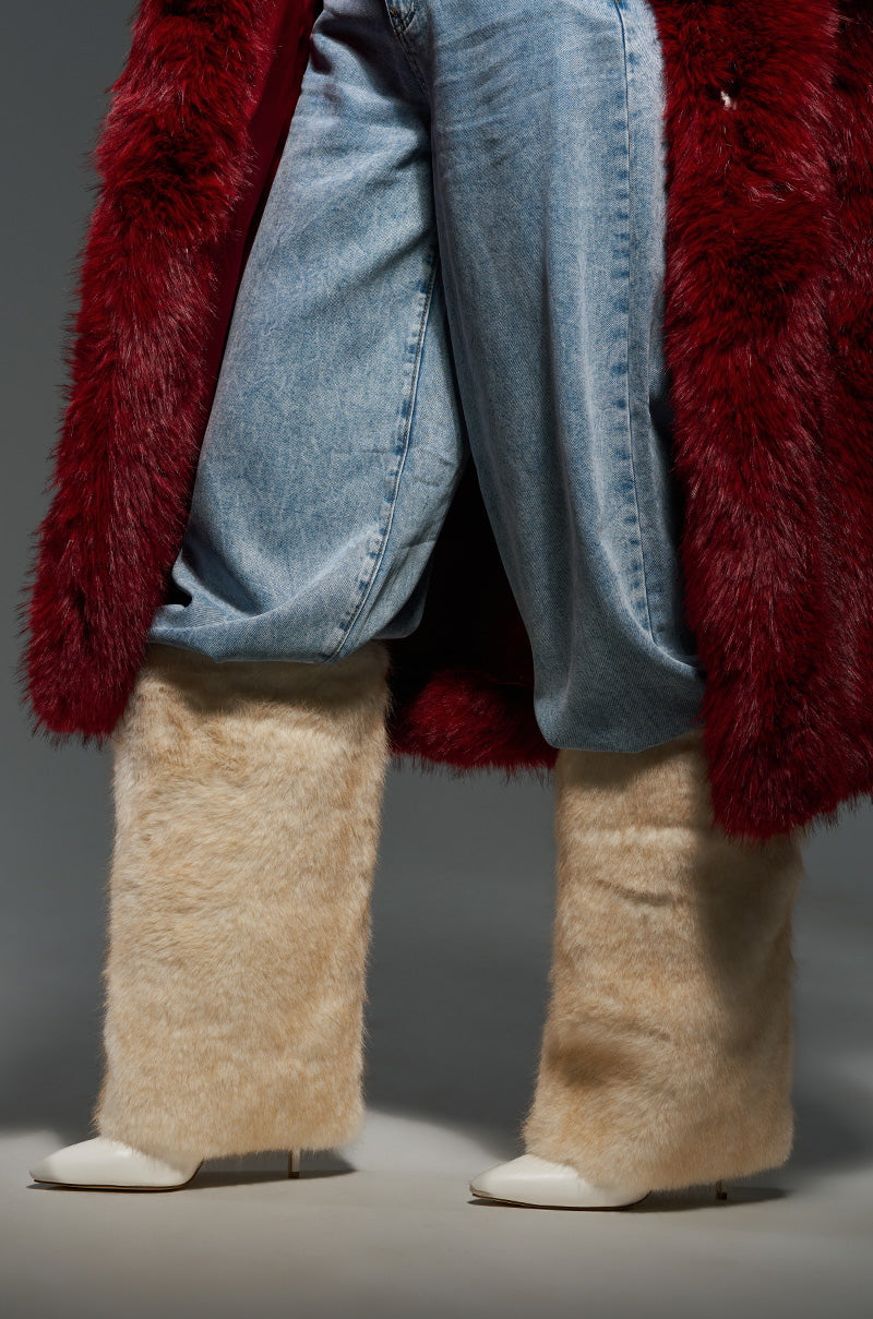 AZALEA WANG OMERA FURRY BOOT