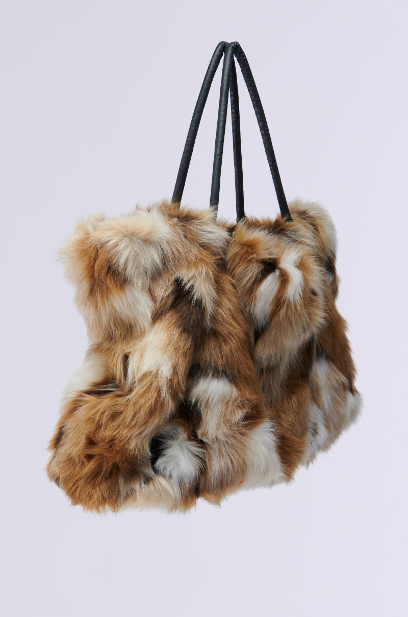 UPSETTER FAUX FUR TOTE