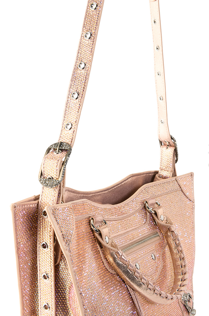JINNX PU TOTE IN PINK