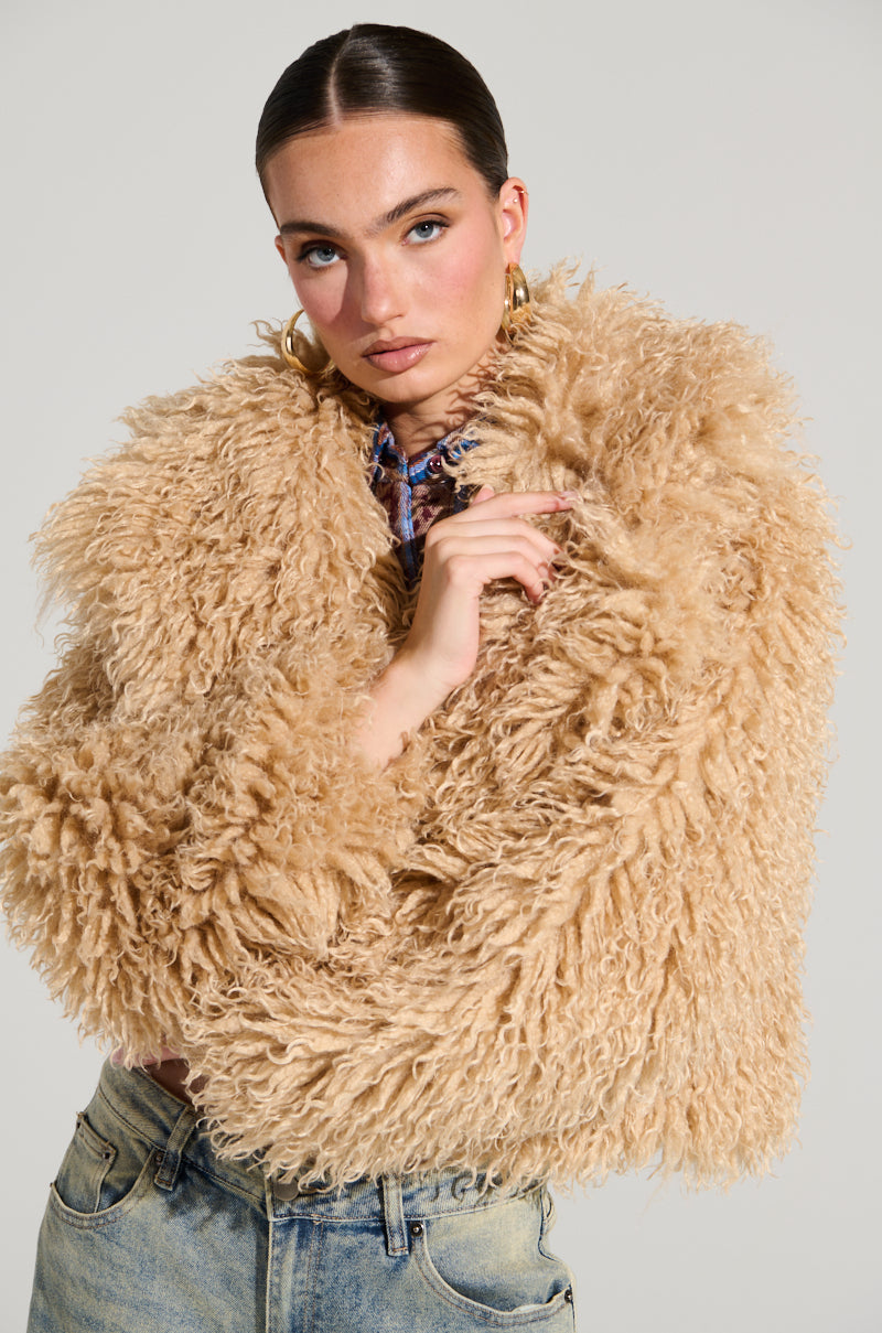 JOJO FAUX FUR COAT