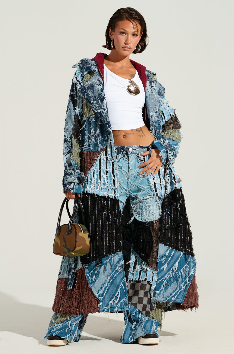 RONNY PATCHWORK TRENCH