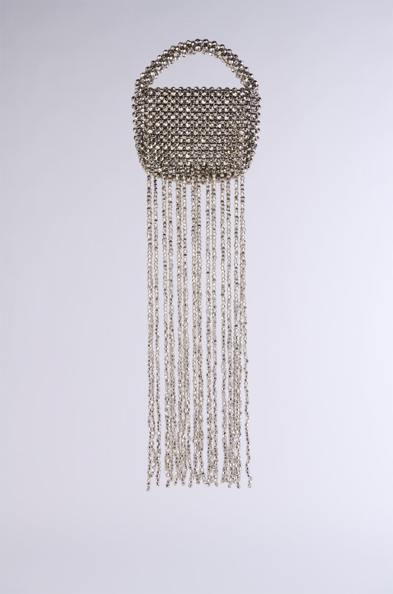 GLITZ AND GLAM BEADED BAG