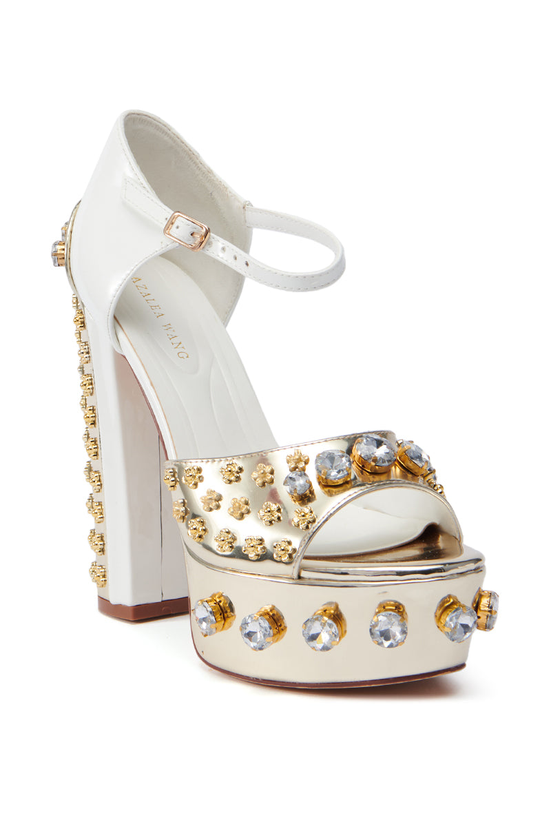 AZALEA WANG URSINA WHITE SANDAL