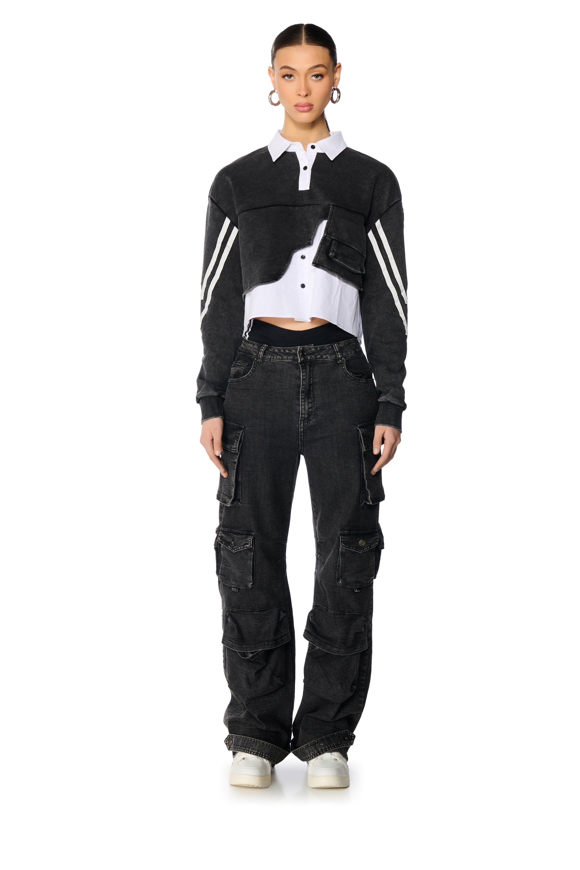 MAXINE LAYERED SWEATSHIRT