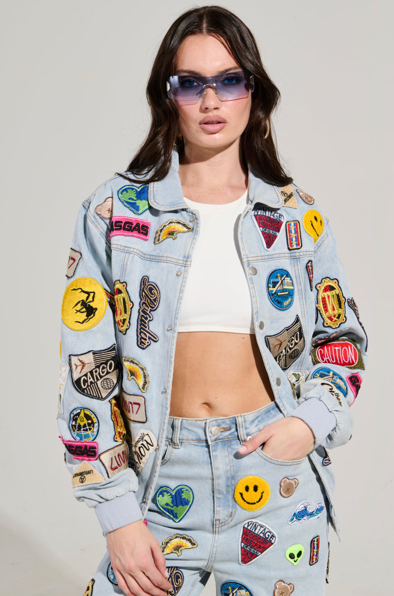 AUSTIN PATCH DENIM JACKET