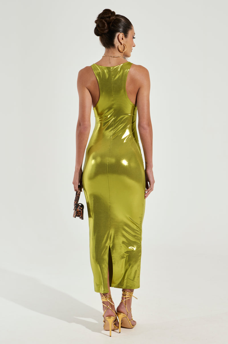 GOOD INTENTIONS LIME MAXI DRESS