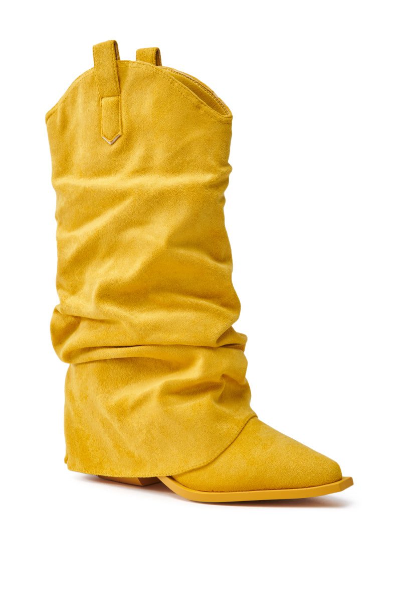 AZALEA WANG HAWKSTON YELLOW BOOTIE