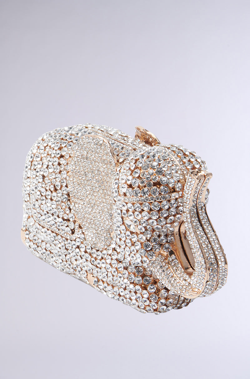 BLING ELEPHANT CLUTCH