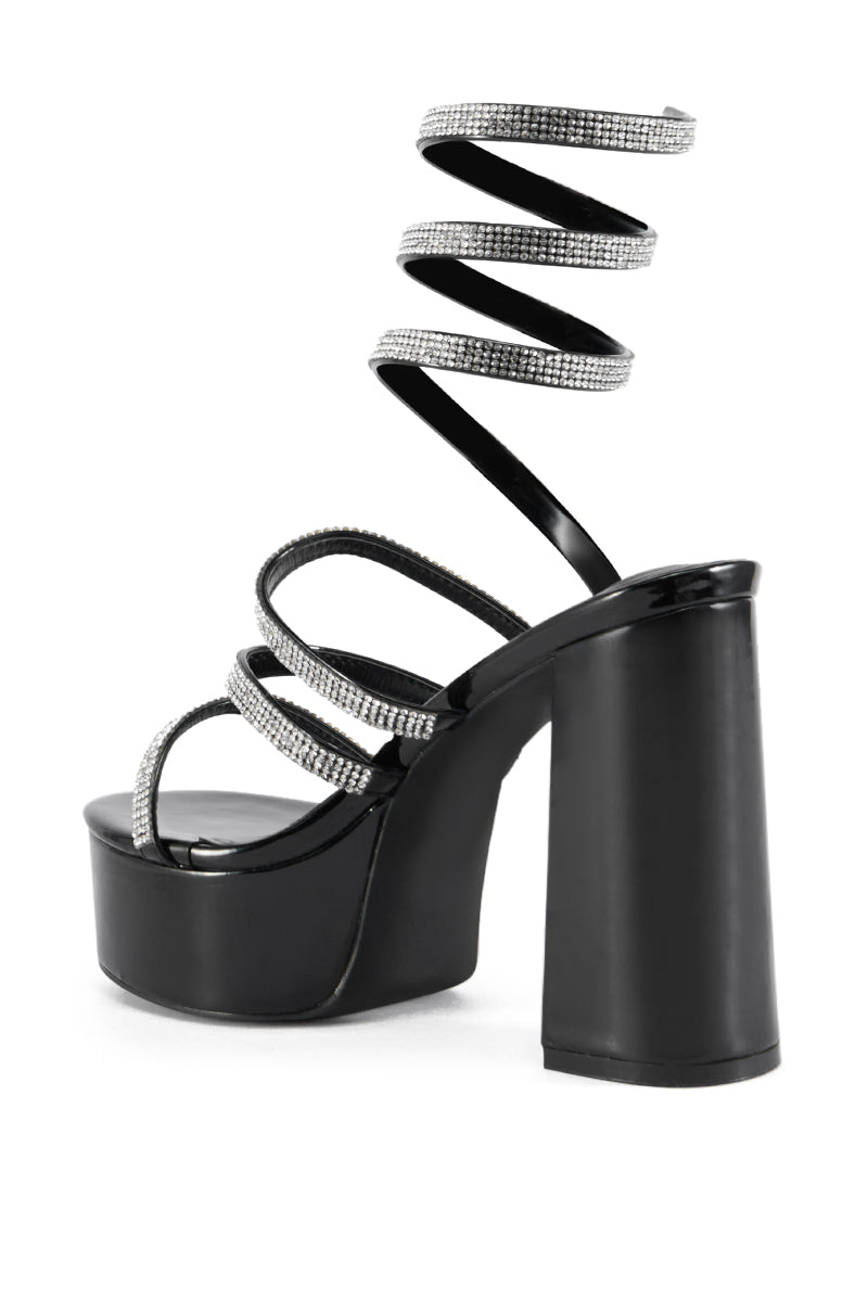 AZALEA WANG PANDRA BLACK SANDAL