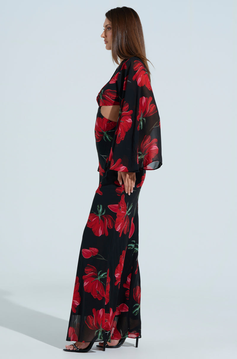 JUNIPER PRINTED MAXI DRESS