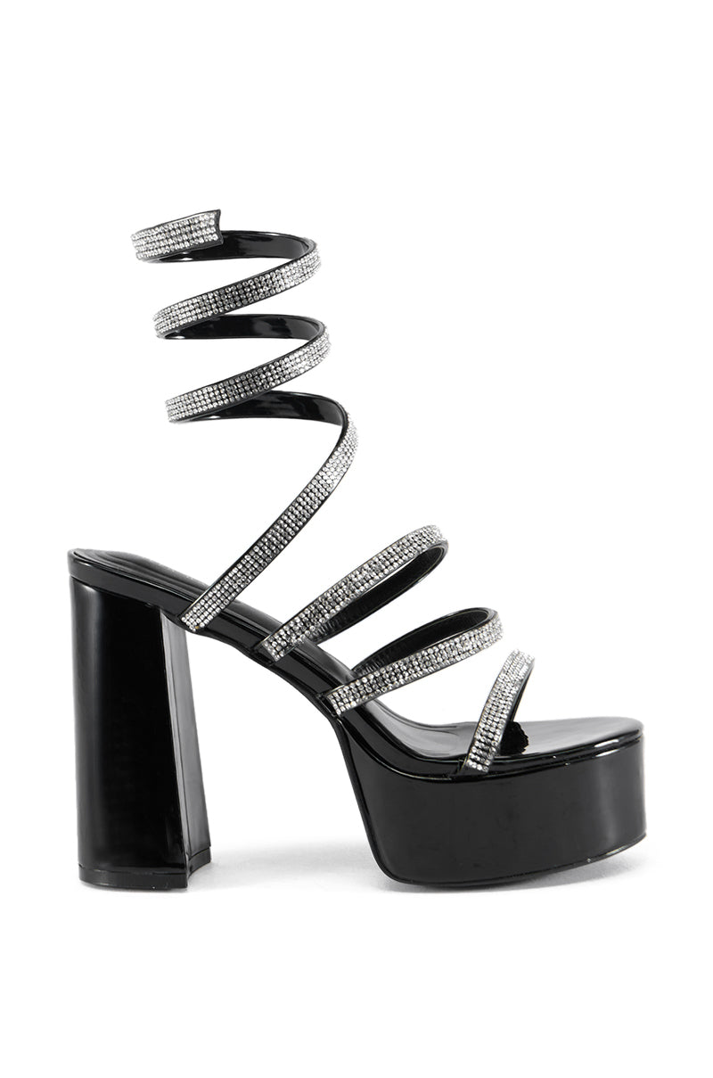 AZALEA WANG PANDRA BLACK SANDAL