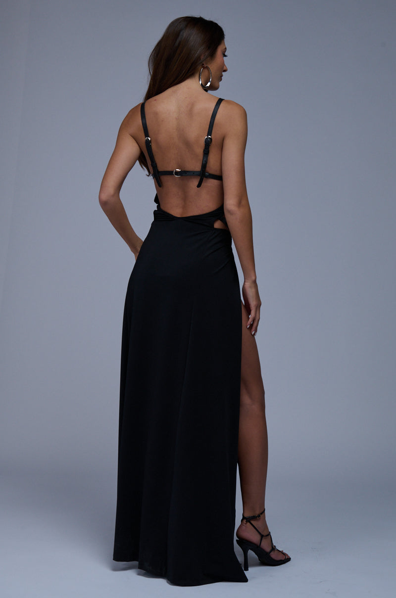 ALL I WANNA DO MAXI DRESS IN BLACK