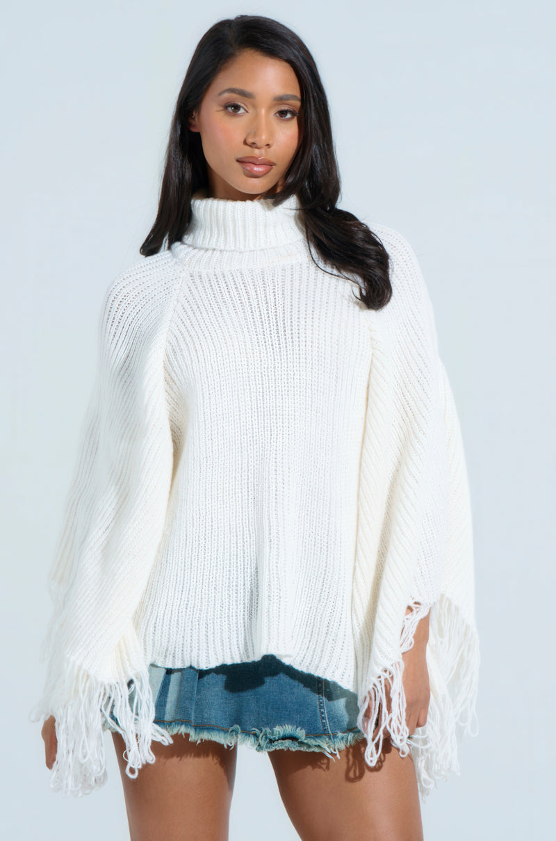 ALIX FRINGE SWEATER