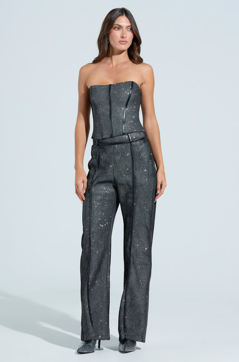 ALIA SPARKLE MESH PANT