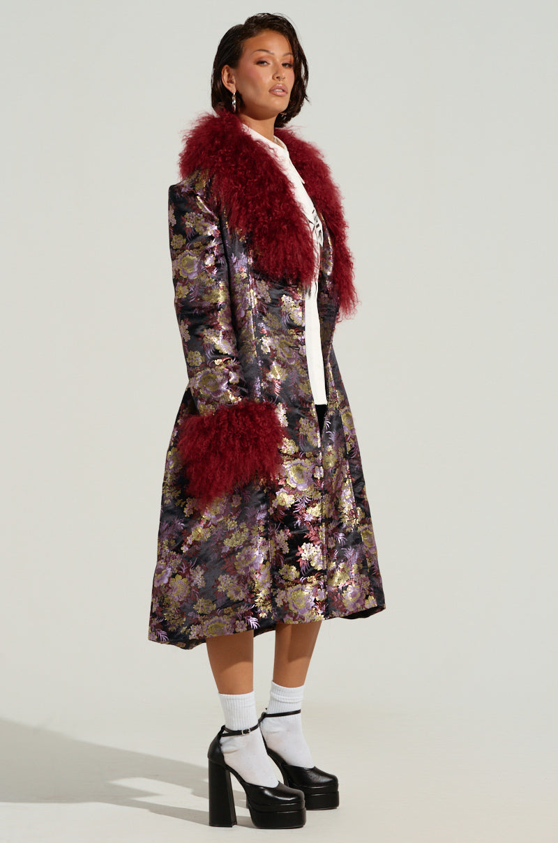 COSMO BROCADE TRENCH