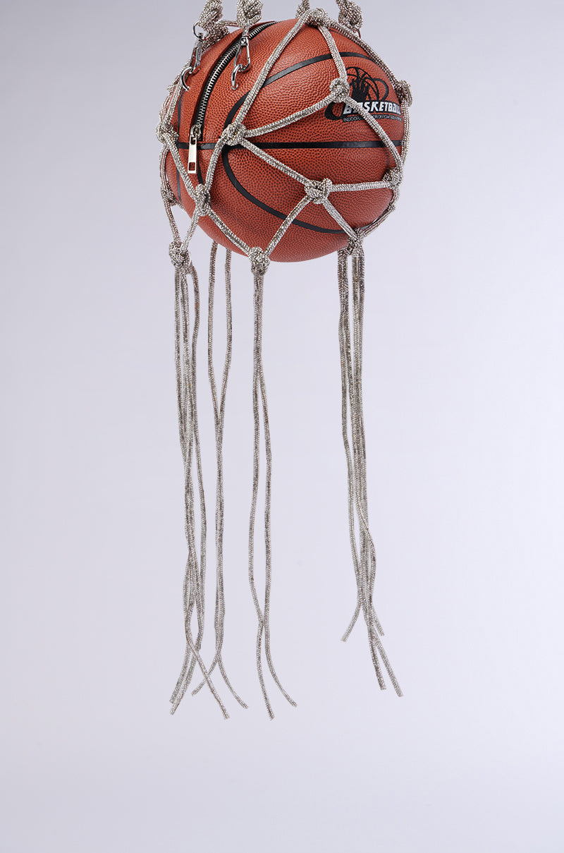 COURTSIDE BLING BASKETBALL PURSE