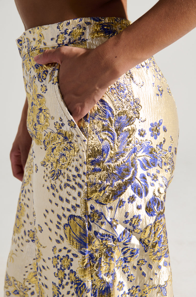 GOLDIE BROCADE TROUSER