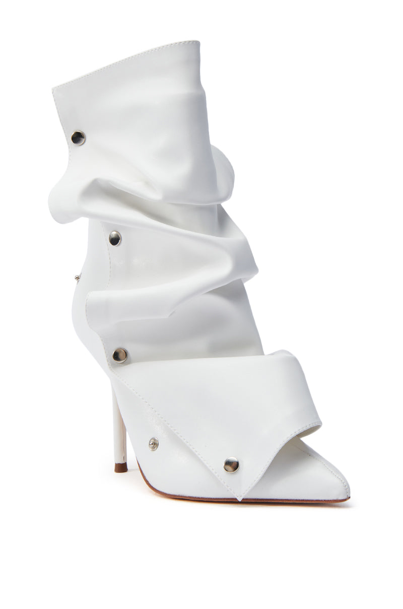 BEXIE WHITE STILETTO BOOT