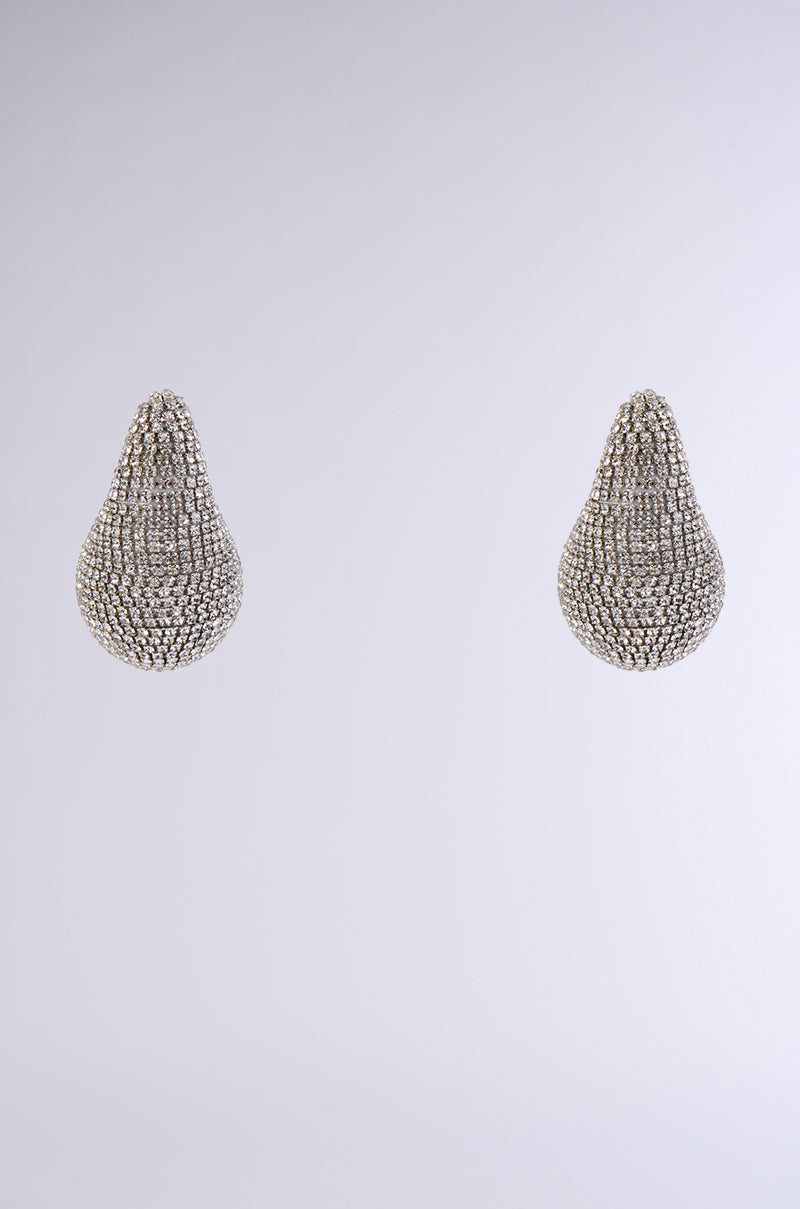 ICY DROP EARRING IN SILVER