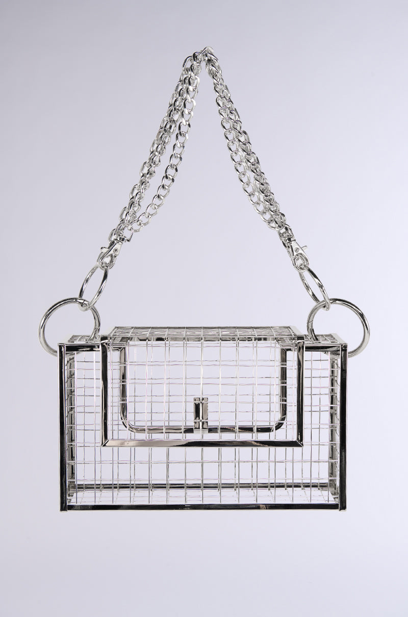 UNCAGED METAL PURSE