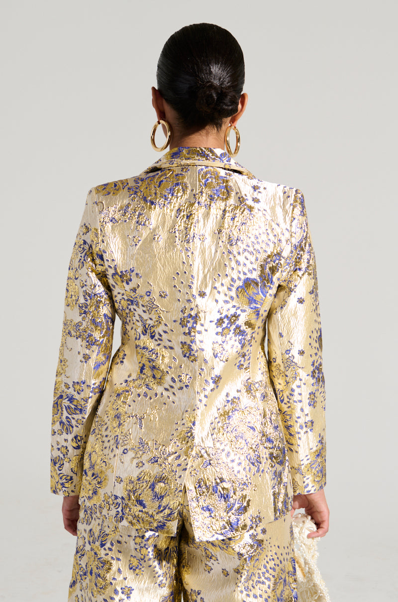 GOLDIE BROCADE BLAZER